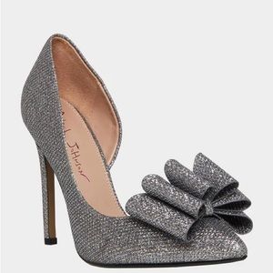 Pewter Betsey Johnson Prince Heel brand new in box